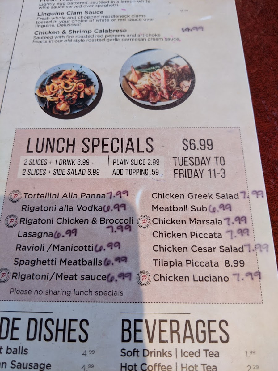 Pronto's Italian Restaurant And Pizza Menu-5
